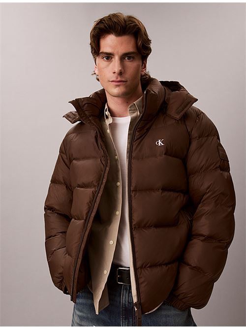 ls nylon zip off hood down puffe CALVIN KLEIN JEANS | LV04RG515GWFM